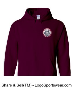 Youth Clairview Logo Hooded Sweatshirt Design Zoom